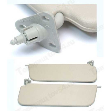 Козырек солнцезащитный ВАЗ 21061 (к-т=2шт) жесткий <b>Пластик 21061-8204010/11</b>