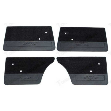 Обивка двери ВАЗ 2106 ворс+кожзам Сызрань (к-т 4 шт) <b>Пластик 2106-6102012/13</b>