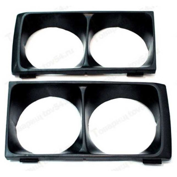 Очки фар ВАЗ 2106 черн. Сызрань <b>Пластик 2106-8401016/17ч</b>-1