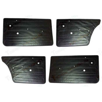 Обивка двери ВАЗ 2107 кожзаменитель Криста (комплект 4 шт) <b>ПЛАСТИК 2107-6102012/13 + 2107-6202012/13</b>