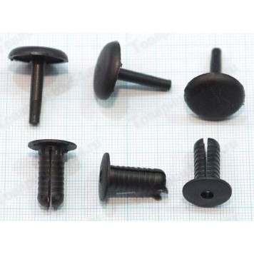 Пистон обшивки багажника ВАЗ 2108 папа+мама в сб. <b>Пластик 2108-6302015</b>