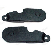 Облицовка сидений передних ВАЗ 2108, 2114 внутренняя глухая комплект левый + правый <b>ПЛАСТИК 2108-6814272 + 2108-6814273</b>