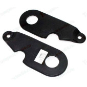 Облицовка сидения переднего ВАЗ 2108 наружная с отверстием комплект лев.+прав. <b>ПЛАСТИК 2108-6814309/09</b>