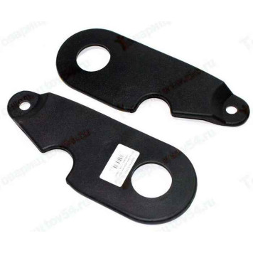 Облицовка сидения переднего ВАЗ 2108 наружная с отверстием комплект лев.+прав. <b>ПЛАСТИК 2108-6814309/09</b>