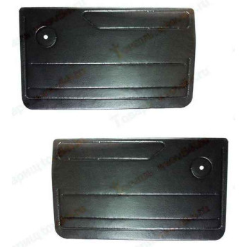 Обивка двери ВАЗ 21213 (комплект 2 шт) кожзаменитель <b>ПЛАСТИК 21213-6102012 + 21213-6102013</b>