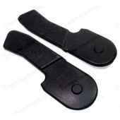 Облицовки передних сидений ВАЗ 21213 Нива верхние комплект лев.+прав. <b>ПЛАСТИК 21213-6814272 + 21213-6814273</b>