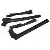 Пороги внутрисалонные ВАЗ 2170 Приора задние и передние комплект 4шт <b>ПЛАСТИК 2170-5109078/79/76/77</b>