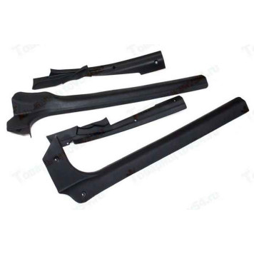 Пороги внутрисалонные ВАЗ 2170 Приора задние и передние комплект 4шт <b>ПЛАСТИК 2170-5109078/79/76/77</b>