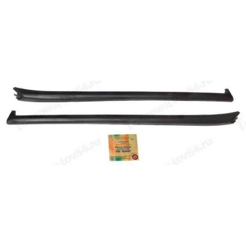 Накладка стойки ветрового окна ВАЗ 2170 Приора наружная (комплект лев.+ прав.) <b>ПЛАСТИК 2170-5206064 + 2170-5206065</b>