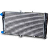 Радиатор охлаждения ВАЗ 2110 i (карб.+инж.) ПРАМО алюминий (2110-1301012, 2112-1301012-10)