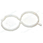 Прокладка ресивера ВАЗ 21116 (газового канала) белая 8-обр <b>ПромТехПласт 21116-1008611БЕЛПУ</b>