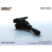 Катушка зажигания Lancer Outlander 2.0 4G63 MD363552 <b>QML EG1503</b>
