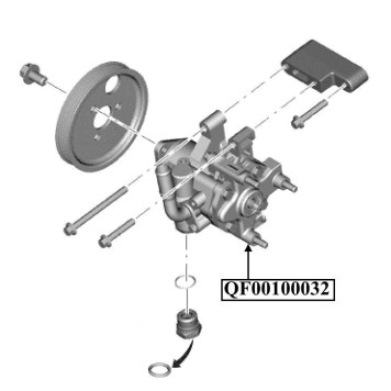 Насос гур <b>QUATTRO FRENI QF00100032</b>-1