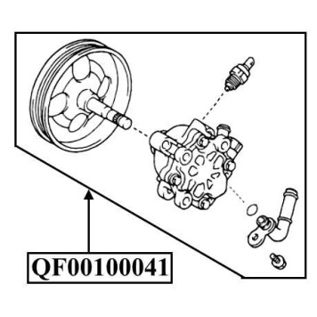 Насос гур <b>QUATTRO FRENI QF00100041</b>-1