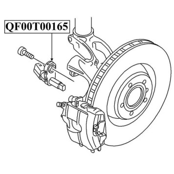 Импульсный датчик ABS <b>QUATTRO FRENI QF00T00165</b>-1