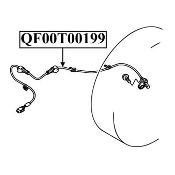 Импульсный датчик ABS <b>QUATTRO FRENI QF00T00199</b>-1