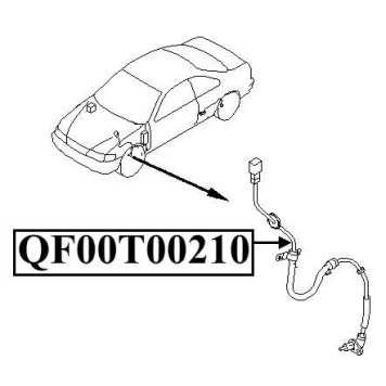 Импульсный датчик ABS <b>QUATTRO FRENI QF00T00210</b>-1