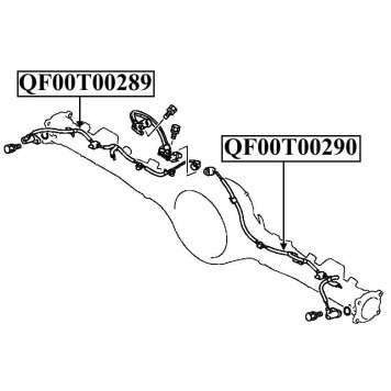 Импульсный датчик ABS RR LH KB4T <b>QUATTRO FRENI QF00T00290</b>-1