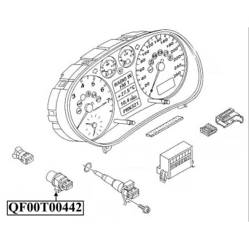Датчик скорости <b>QUATTRO FRENI QF00T00442</b>-1