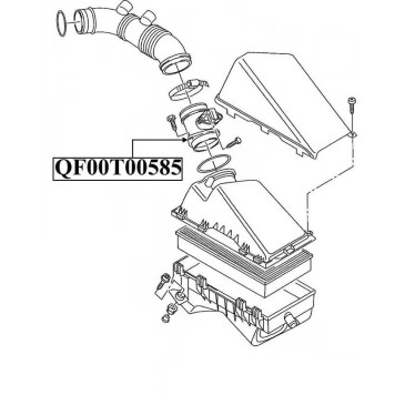 Датчик массового расхода воздуха в сборе <b>QUATTRO FRENI QF00T00585</b>-1