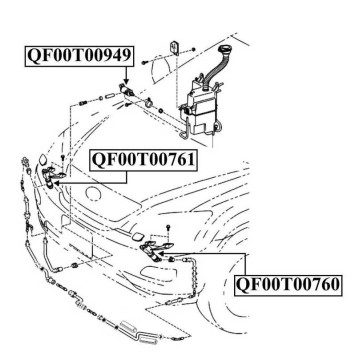 Форсунка омывателя фары <b>QUATTRO FRENI QF00T00760</b>-1