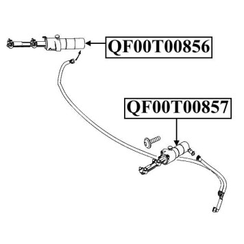 Форсунка омывателя фары <b>QUATTRO FRENI QF00T00857</b>-1