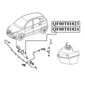 Форсунка омывателя фары <b>QUATTRO FRENI QF00T01024</b>