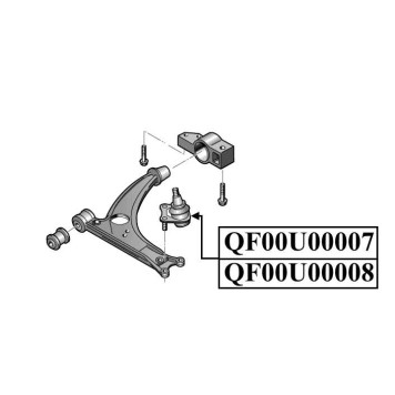 Опора шаровая нижняя RH <b>QUATTRO FRENI QF00U00008</b>-1