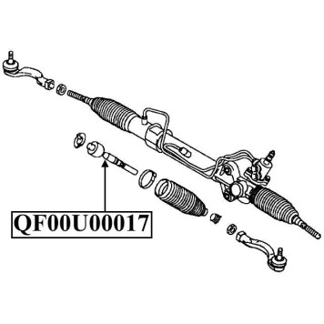 Тяга рулевая <b>QUATTRO FRENI QF00U00017</b>-1