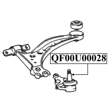 Опора шаровая <b>QUATTRO FRENI QF00U00028</b>-2