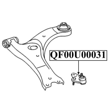 Опора шаровая <b>QUATTRO FRENI QF00U00031</b>-2