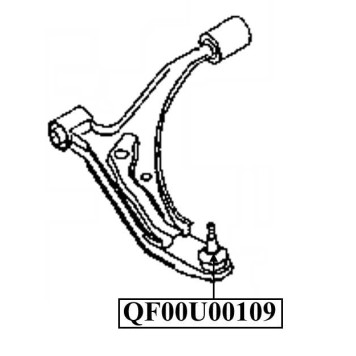Опора шаровая переднего нижнего рычага <b>QUATTRO FRENI QF00U00109</b>-1