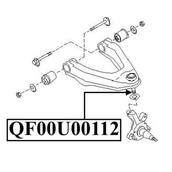 Опора шаровая переднего верхнего рычага <b>QUATTRO FRENI QF00U00112</b>-1