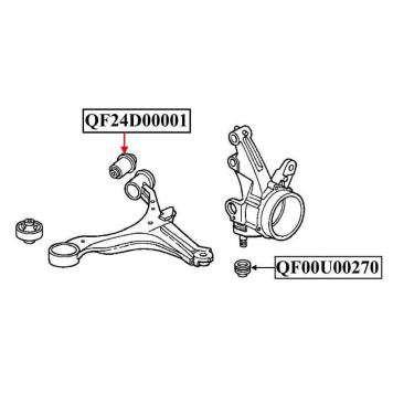 Пыльник опоры шаровой поворотного кулака <b>QUATTRO FRENI QF00U00270</b>-1