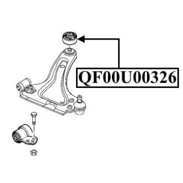 Сайлентблок передний переднего рычага <b>QUATTRO FRENI QF00U00326</b>-2