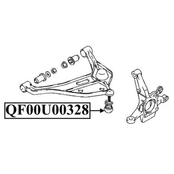 Пыльник опоры шаровой нижнего рычага <b>QUATTRO FRENI QF00U00328</b>-1