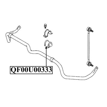 Втулка переднего стабилизатора D26 <b>QUATTRO FRENI QF00U00333</b>-2