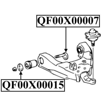 Болт с эксцентриком <b>QUATTRO FRENI QF00X00007</b>-2