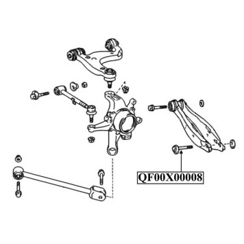 _болт с эксцентриком <b>QUATTRO FRENI QF00X00008</b>-2