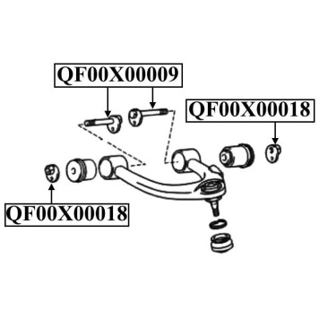 Болт с эксцентриком <b>QUATTRO FRENI QF00X00009</b>-2
