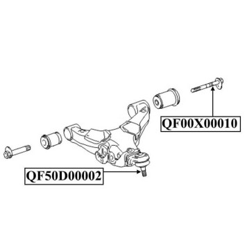 Болт с эксцентриком <b>QUATTRO FRENI QF00X00010</b>-1