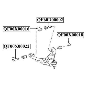 Гайка с эксцентриком <b>QUATTRO FRENI QF00X00018</b>-2