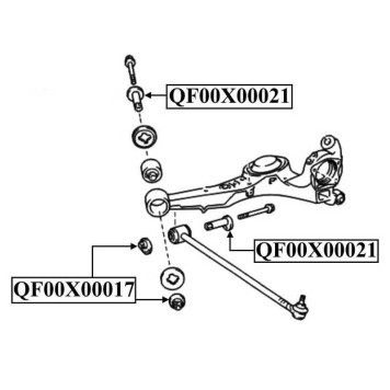 Втулка с эксцентриком <b>QUATTRO FRENI QF00X00021</b>-1