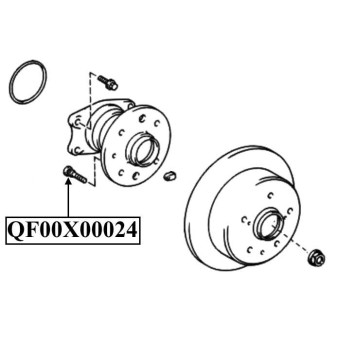 Шпилька колесная <b>QUATTRO FRENI QF00X00024</b>-2