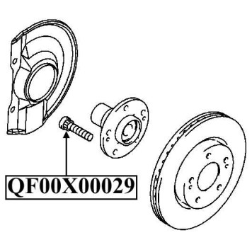 Шпилька колесная <b>QUATTRO FRENI QF00X00029</b>-2