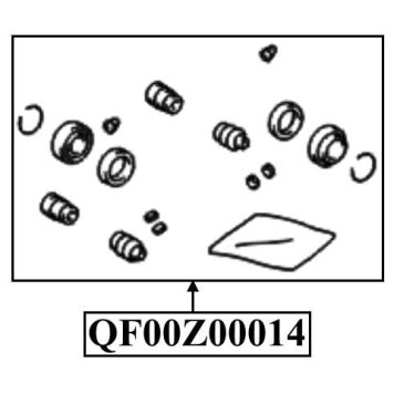 Ремкомплект суппорта тормозного заднего <b>QUATTRO FRENI QF00Z00014</b>-1