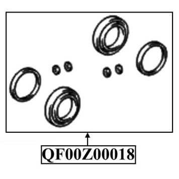 Ремкомплект суппорта тормозного переднего <b>QUATTRO FRENI QF00Z00018</b>-1