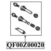 Ремкомплект суппорта тормозного переднего <b>QUATTRO FRENI QF00Z00020</b>