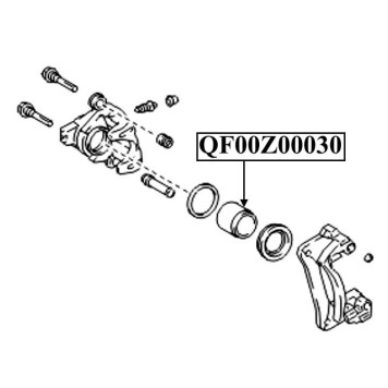 Поршень суппорта <b>QUATTRO FRENI QF00Z00030</b>-2