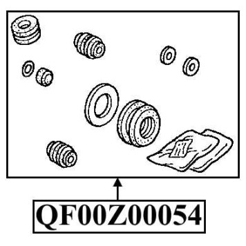 Ремкомплект суппорта тормозного заднего <b>QUATTRO FRENI QF00Z00054</b>-1